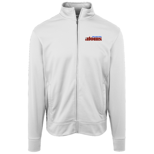 Philadelphia Atoms Full Zip Fleece Jacket NASL Soccer Team Fan Apparel color White