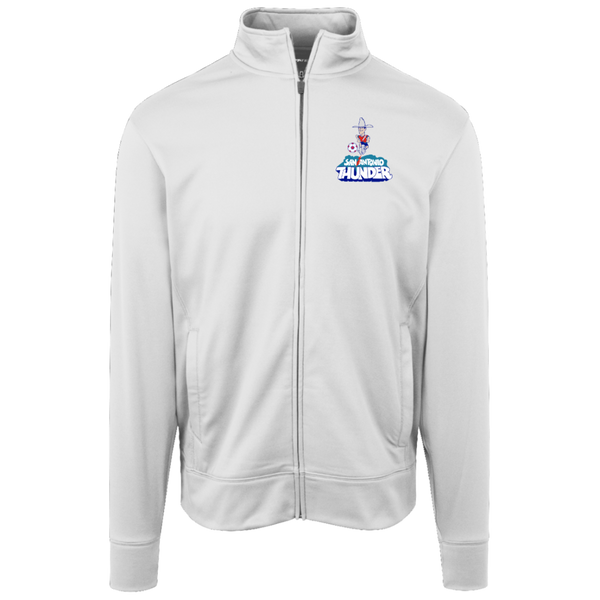 San Antonio Thunder Full-Zip Fleece Jacket NASL Soccer Team Fan Apparel color White