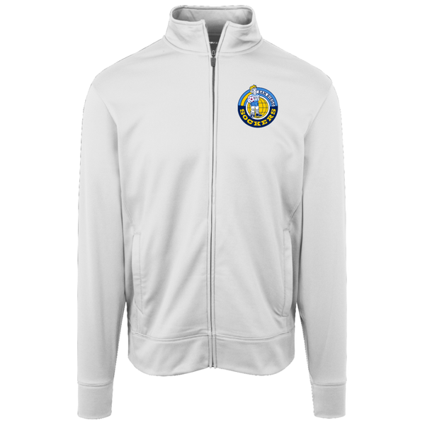 San Diego Sockers Full Zip Fleece Jacket NASL Soccer Team Fan Apparel color White