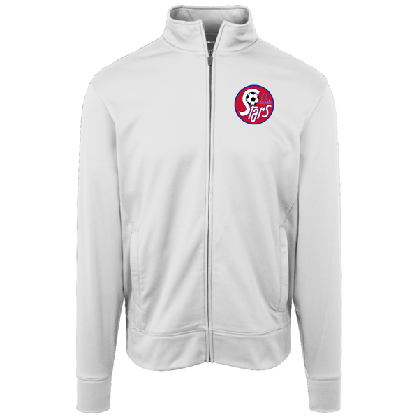 St. Louis Stars Full Zip Fleece Jacket NASL Soccer Team Fan Apparel color White