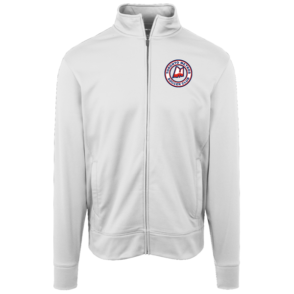 Toronto Metros Full Zip Fleece Jacket NASL Soccer Team Fan Apparel color White
