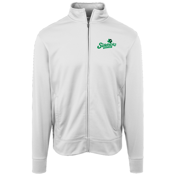 Dallas Sidekicks Full Zip Fleece Jacket MISL Soccer Team Fan Apparel color White
