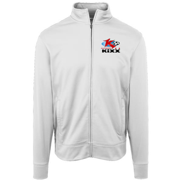 Philadelphia Kixx Full Zip Fleece Jacket MISL Soccer Team Fan Apparel color White
