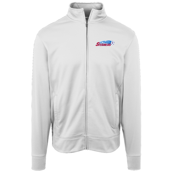 St. Louis Steamers Full Zip Fleece Jacket MISL Soccer Team Fan Apparel color White