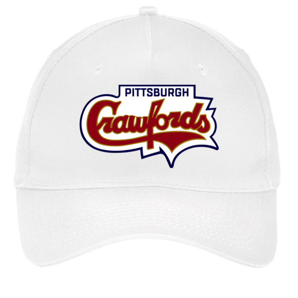 Pittsburgh Crawfords Twill Cap Negro Leagues Baseball Team color White