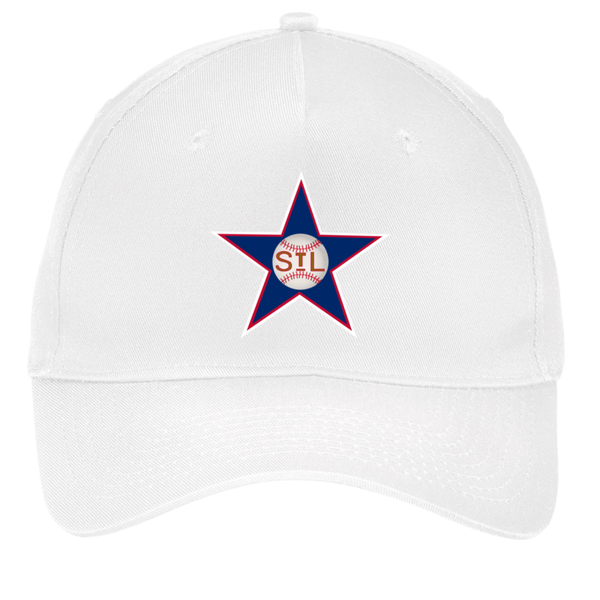 St. Louis Stars Twill Cap 5-Panel | Negro Leagues Baseball Team color White