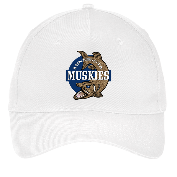 Minnesota Muskies Twill Cap ABA Basketball Team color White