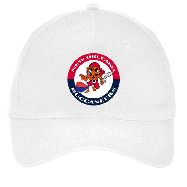 New Orleans Buccaneers Twill Cap ABA Basketball Team color White
