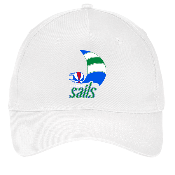 San Diego Sails Twill Cap ABA Basketball Team color White