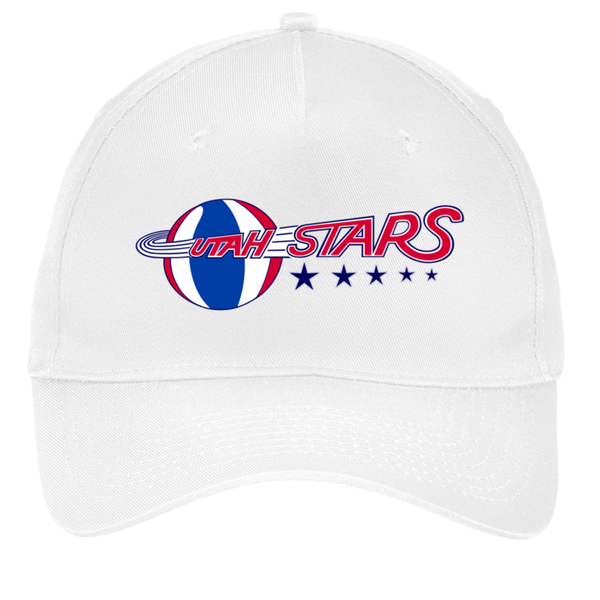 Utah Stars Twill Cap ABA Basketball Team color White