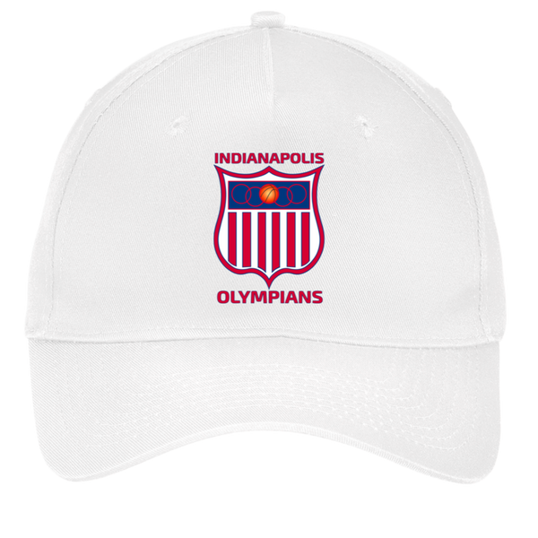 Indianapolis Olympians Twill Cap NBA Basketball Team color White