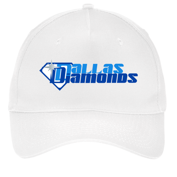 Dallas Diamonds Twill Cap WBL Womens Basketball Team color White