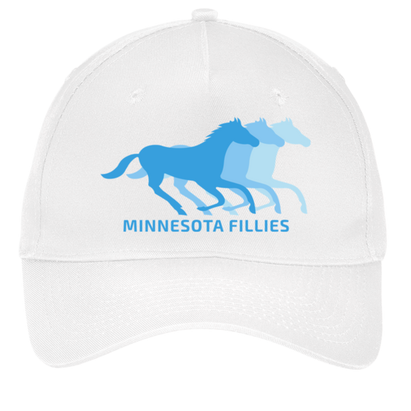 Minnesota Fillies Twill Cap WBL Womens Basketball Team color White