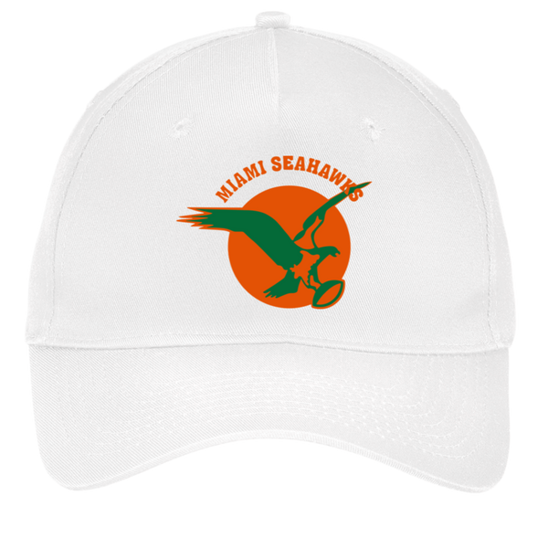 Miami Seahawks Twill Cap AAFC Football Team color White