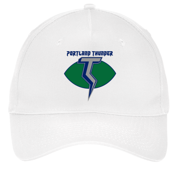 Portland Thunder Twill Cap WFL Football Team color White