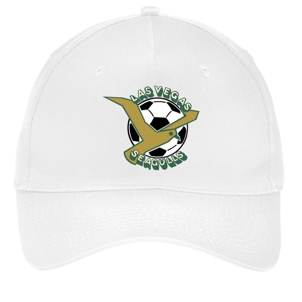 Las Vegas Seagulls Twill Cap ASL Soccer Team Fan Apparel color White