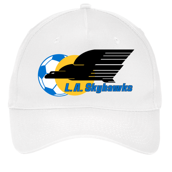 Los Angeles Skyhawks Twill Cap ASL Soccer Team Fan Apparel color White