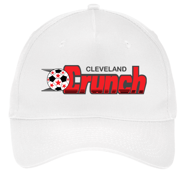 Cleveland Crunch Twill Cap MISL Soccer Team Fan Apparel color White