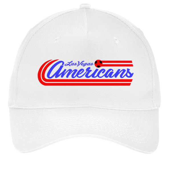 Las Vegas Americans Twill Cap MISL Soccer Team Fan Apparel color White