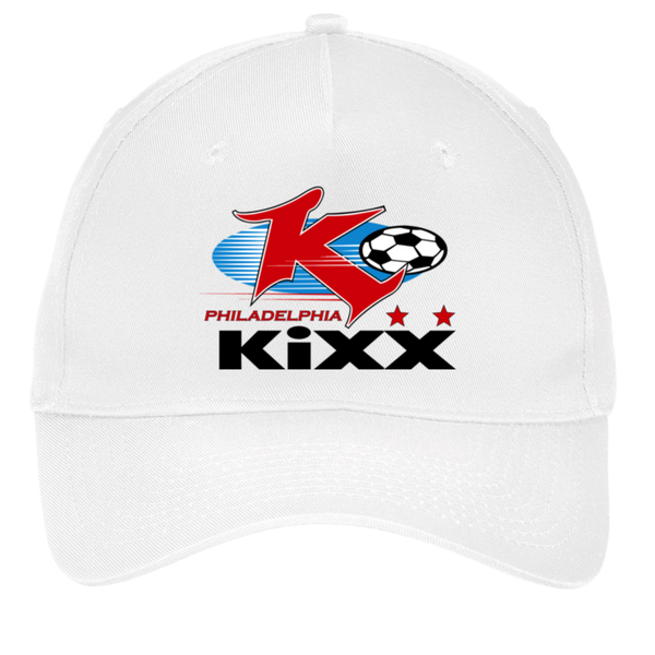 Philadelphia Kixx Twill Cap MISL Soccer Team Fan Apparel color White