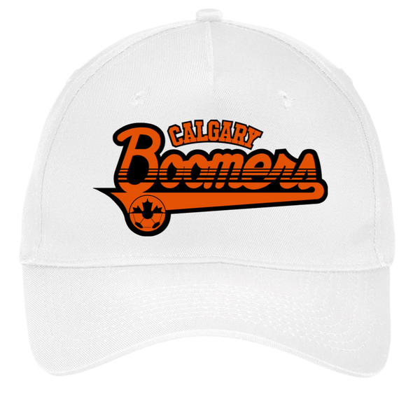 Calgary Boomers Twill Cap NASL Soccer Team color White
