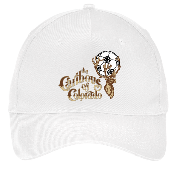 Colorado Caribous Twill Cap NASL Soccer Team color White