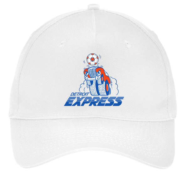 Detroit Express Twill Cap NASL Soccer Team color White