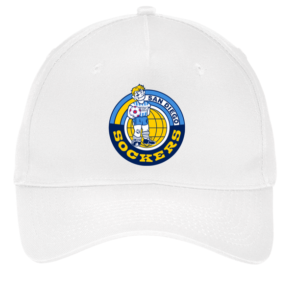 San Diego Sockers Twill Cap NASL Soccer Team color White