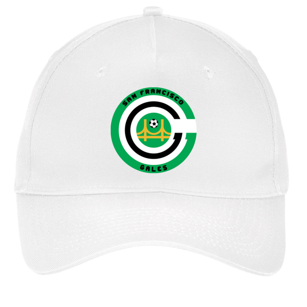 San Francisco Gales Twill Cap NASL Soccer Team color White