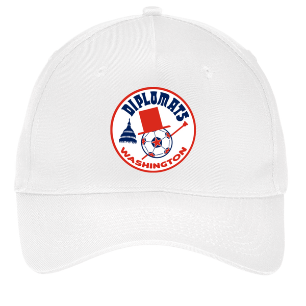 Washington Diplomats Twill Cap NASL Soccer Team color White
