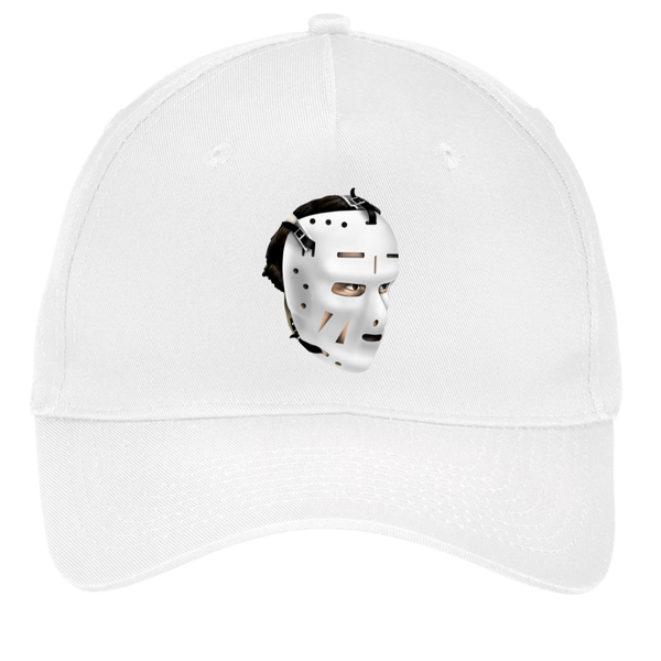 Ed Johnston Goalie Mask Twill Cap NHL Hockey Boston Bruins color White