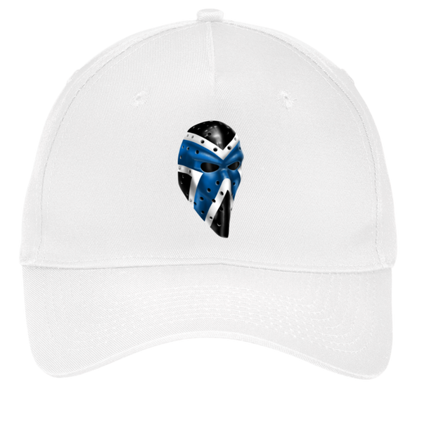 Michel Plasse Hockey Mask Twill Cap NHL Hockey Pittsburgh Penguins color White
