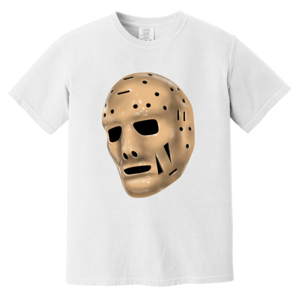 Toronto Maple Leafs NHL Johnny Bower Goalie Mask T-shirt color White