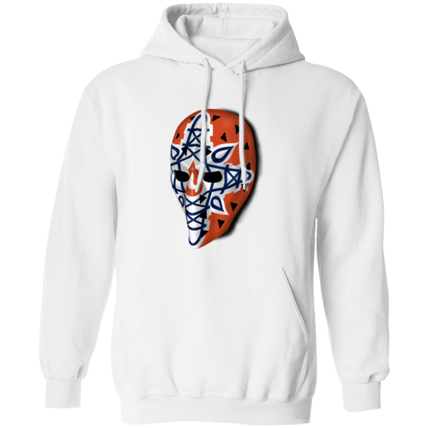 Edmonton Oilers NHL Gary Edwards Goalie Mask Hoodie Pullover color White