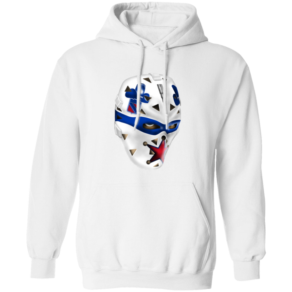 New York Rangers NHL John Davidson Goalie Mask Hoodie Pullover color White