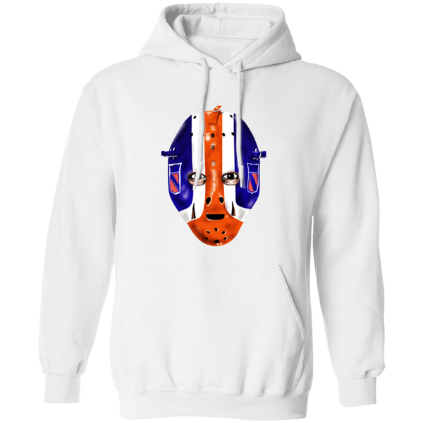 New York Rangers NHL John Davidson Mask Hoodie Pullover color White