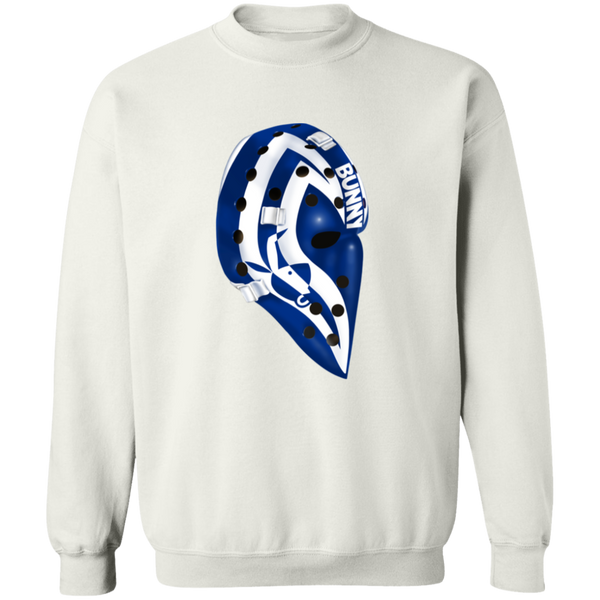 Toronto Maple Leafs NHL Michel Bunny Larocque Goalie Mask Sweatshirt Crewneck Pullover color White