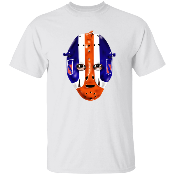New York Rangers NHL John Davidson Goalie Mask T-shirt color White