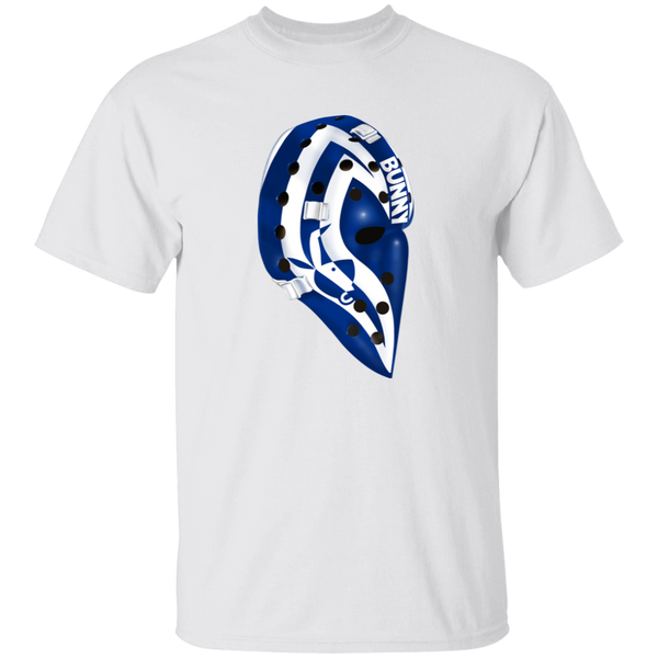 Toronto Maple Leafs NHL Michel Bunny Larocque Goalie Mask T-shirt color White