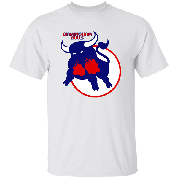Birmingham Bulls WHA Hockey Short Sleeve T-shirt in White
