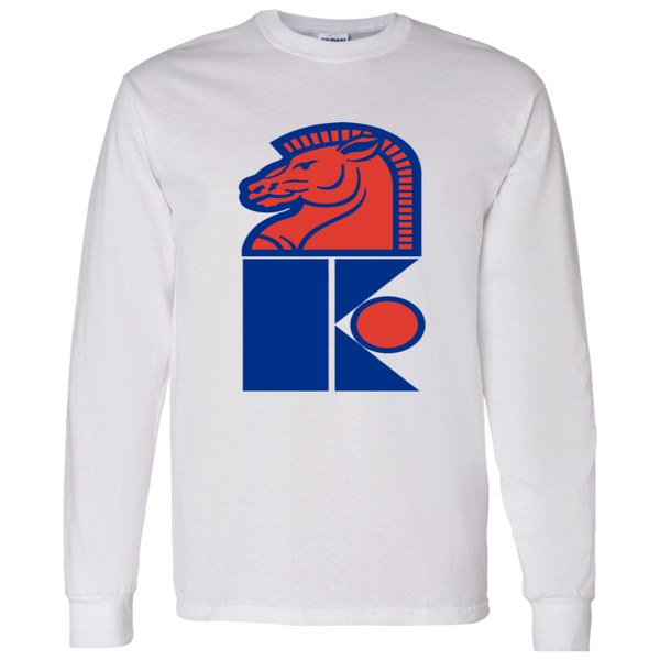 Jersey Knights Long Sleeve Shirt Classic WHA Hockey in White