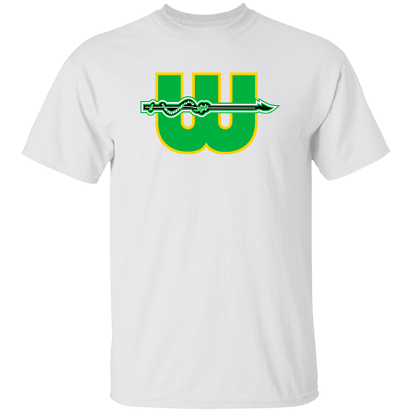 New England Whalers WHA Hockey Short Sleeve Tee Shirt in White