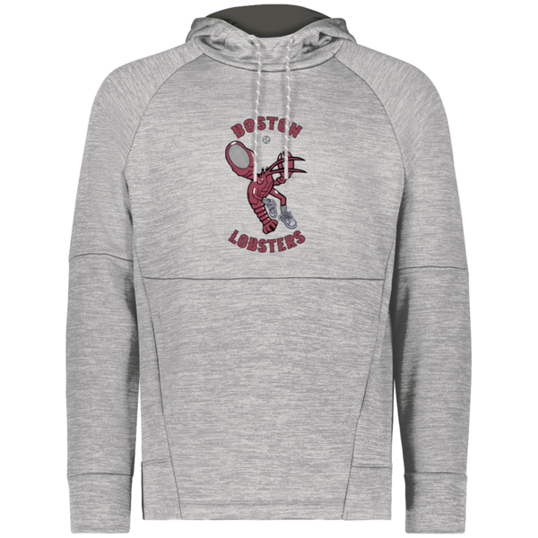 Boston Lobsters WTT Tennis Performance Fleece Hoodie in Athletic Grey
