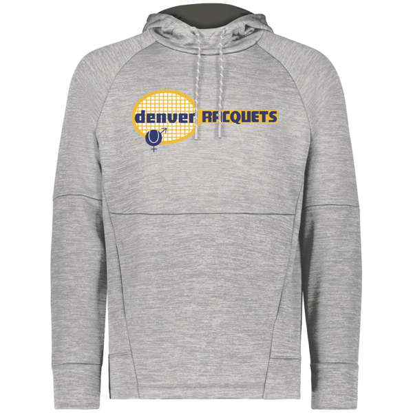 Denver Racquets WTT Tennis Performance Fleece Hoodie in Athletic Grey