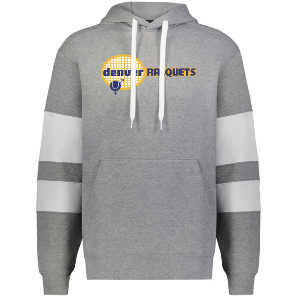 Denver Racquets WTT Tennis Athletic Fleece Hoodie in Charcoal Heather/White