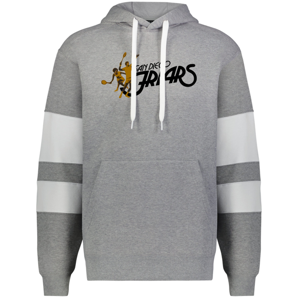 San Diego Friars WTT Tennis Athletic Fleece Hoodie in Charcoal Heather/White