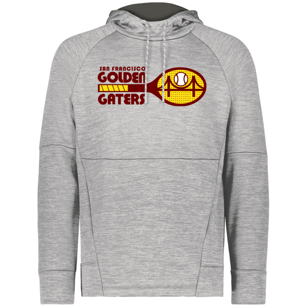 San Francisco Golden Gaters WTT Tennis Performance Fleece Hoodie in Athletic Grey