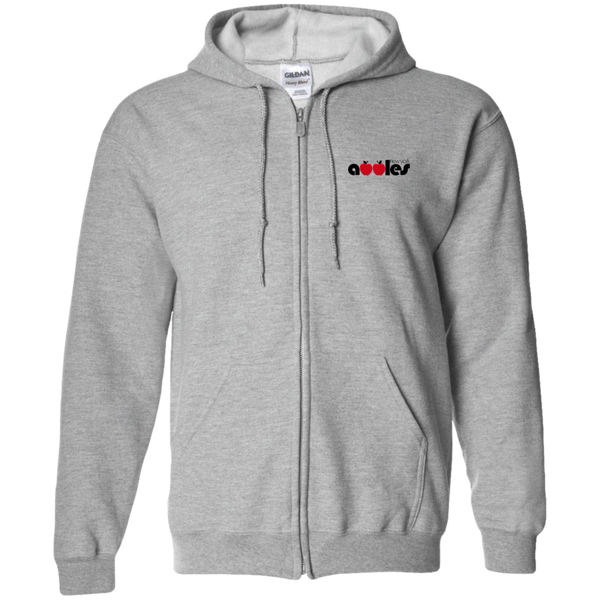 New York Apples Full Zip Hoodie WTT Tennis in Sport Grey Front