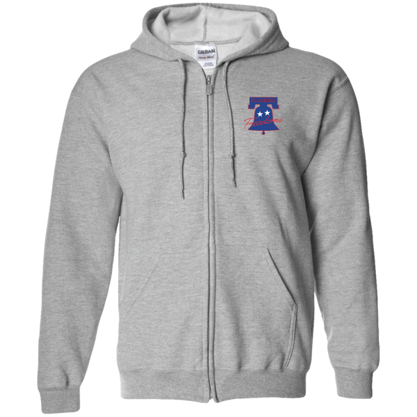 Philadelphia Freedoms Full Zip Hoodie WTT Tennis in Sport Grey Front