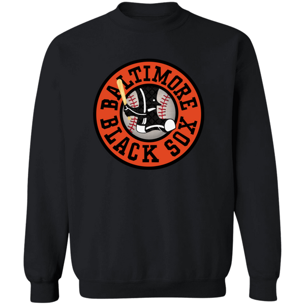 Baltimore Black Sox Sweatshirt Crewneck Negro League Baseball color Black